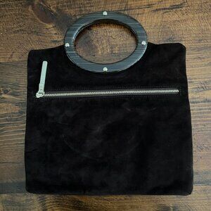 kate spade - Black Suede Handbag